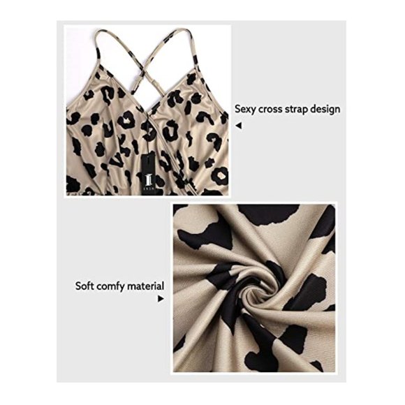 Womens Floral Print Deep V-Neck Casual Maxi Dress - Picture 6 of 7